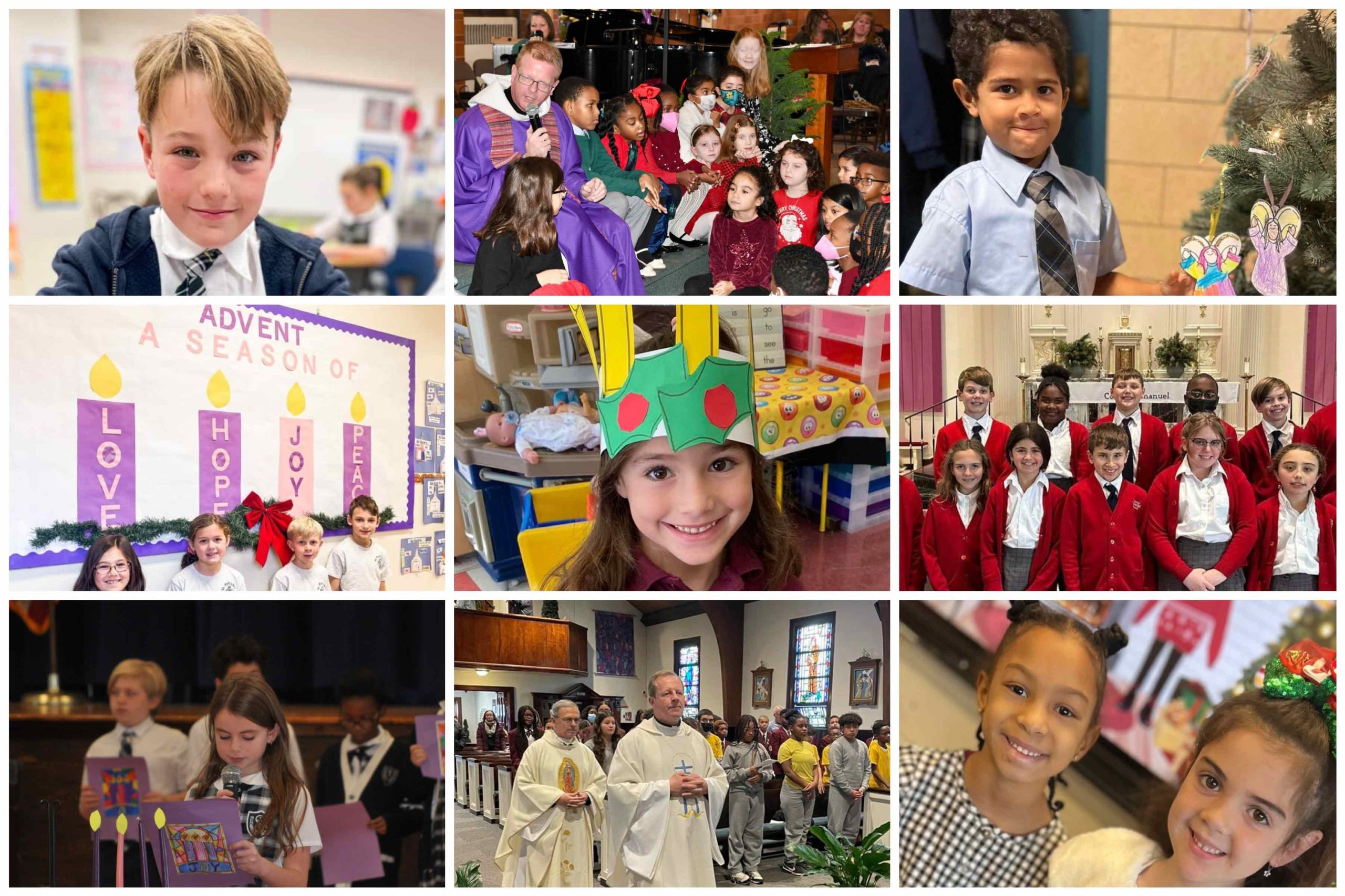 Catholic School Students Enter into the Last Weeks of Advent to Prepare